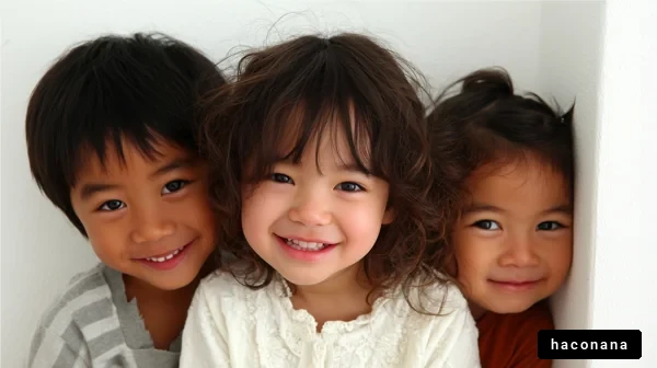 仲良しの子どもたち