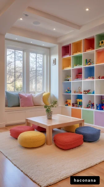 明るい子供部屋の風景