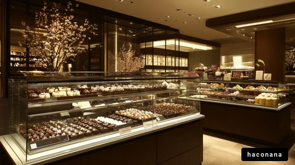 高級チョコレート店の内装