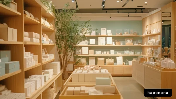 シンプルでおしゃれな店内