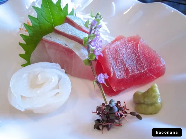 美味しい刺身の盛り合わせ