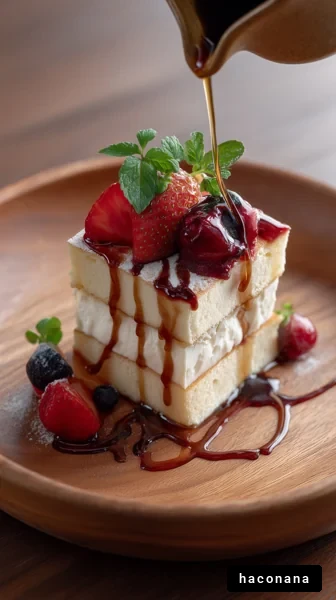 美味しそうなデザートケーキ