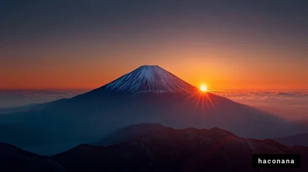 美しい富士山の夕焼け 美しい富士山の夕焼け