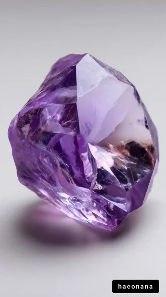 美しいアメジストの結晶