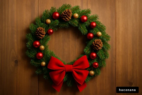 クリスマスのリース