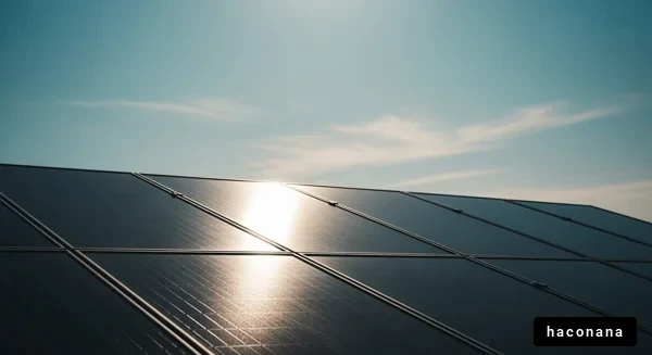 太陽光パネルの風景