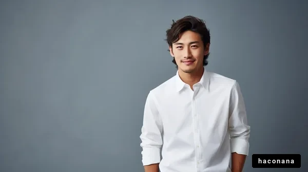 スマートな男性のポートレイト