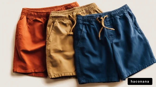 カラフルなショートパンツ集合