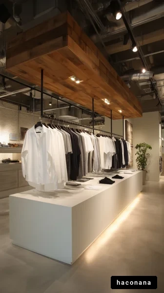 シンプルなファッションショップ