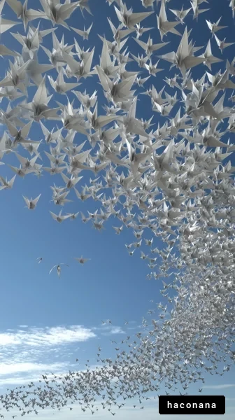 鶴の舞う空