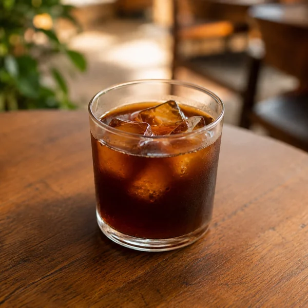 アイスコーヒーのグラス