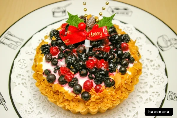 華やかなクリスマスケーキ
