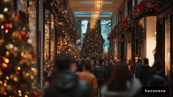 クリスマスの街並み