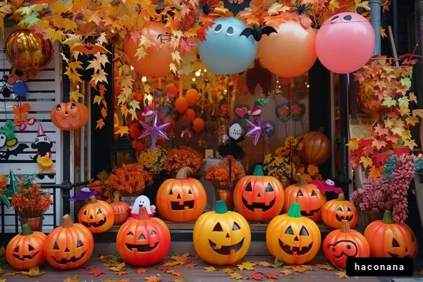 ハロウィンの飾りつけ ハロウィンの飾りつけ