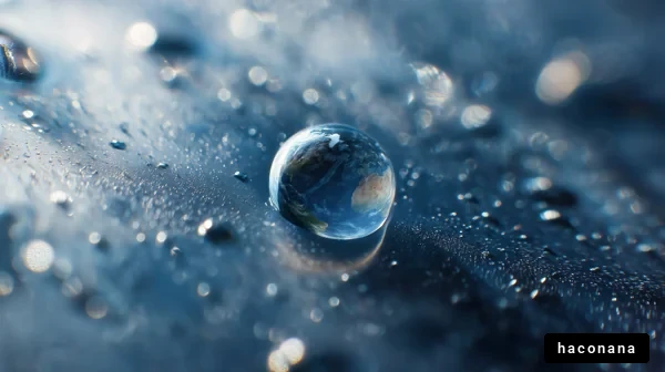 水滴の中の地球