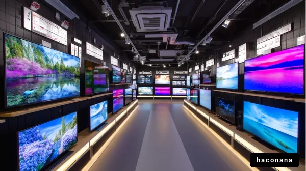 最新テレビの展示室