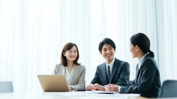 ビジネス商談・打ち合わせの場面