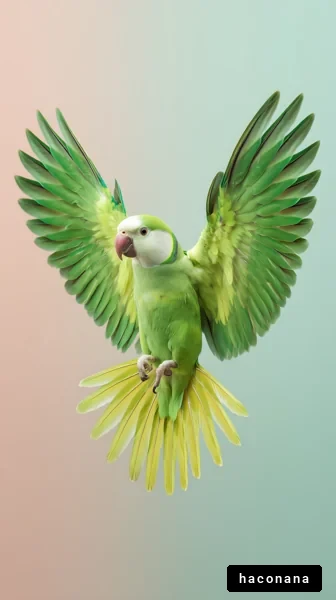 鮮やかな羽を持つ鳥