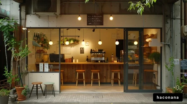 落ち着いた雰囲気のカフェ