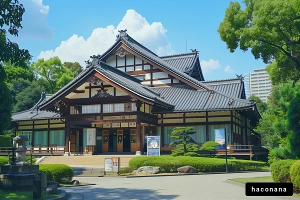 美しい和風建築の風景