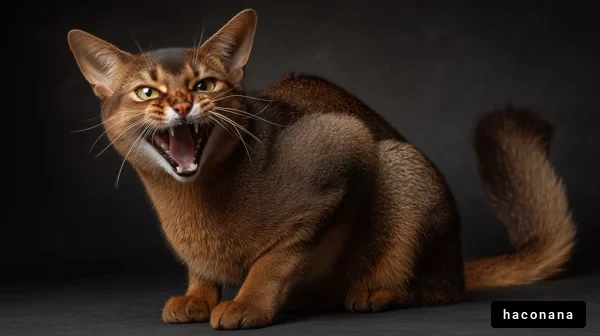 怒る猫の表情