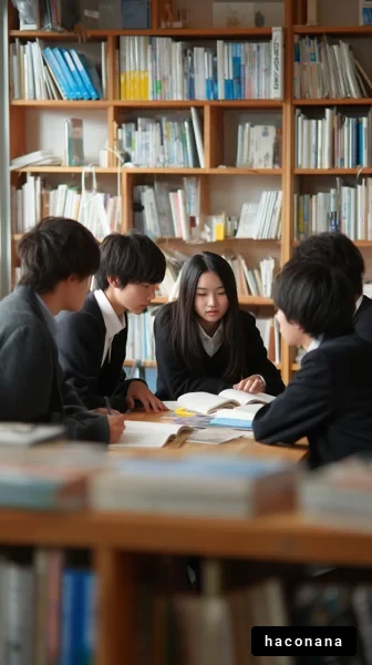 勉強する学生たちの姿