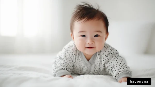 かわいい赤ちゃんの笑顔