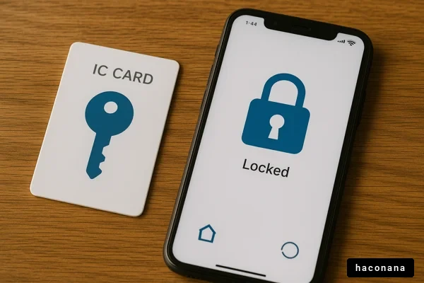 ICカードとスマホのロック