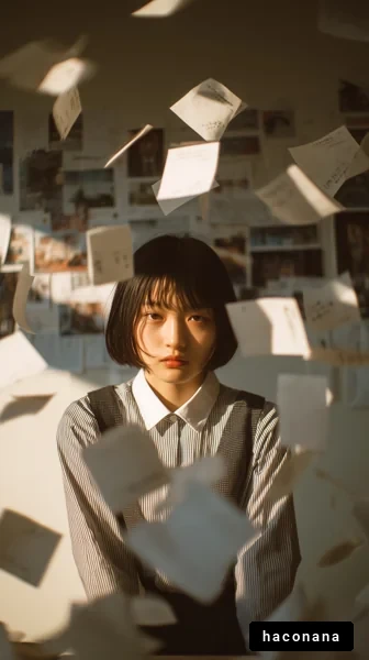 思索にふける女性