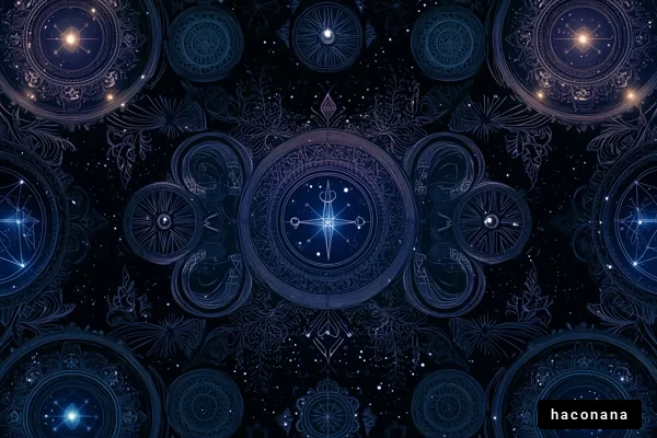 宇宙と星座の模様 宇宙と星座の模様
