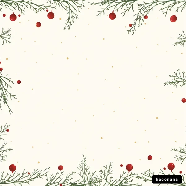 クリスマスの飾り枠