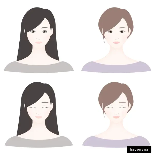 さまざまな女性のイラスト