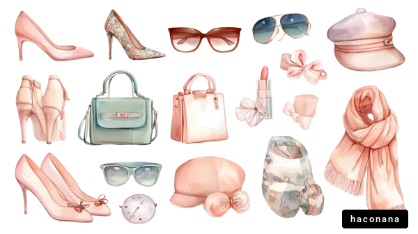 ファッションアイテムのコレクション