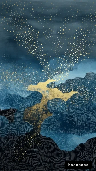 抽象的な星空の風景 抽象的な星空の風景