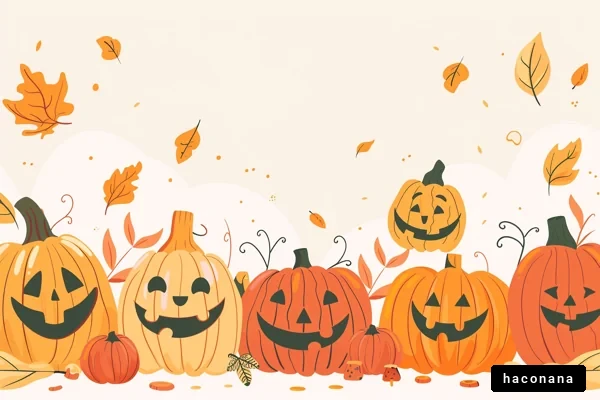 ハロウィンの楽しいかぼちゃたち ハロウィンの楽しいかぼちゃたち