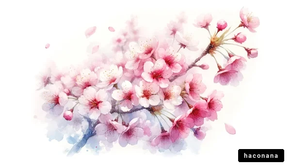 桜の美しい水彩画 桜の美しい水彩画