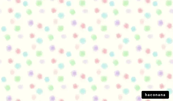 カラフルなドット模様