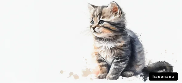 かわいい子猫のイラスト