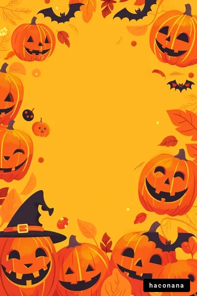 ハロウィンの楽しいかぼちゃ ハロウィンの楽しいかぼちゃ