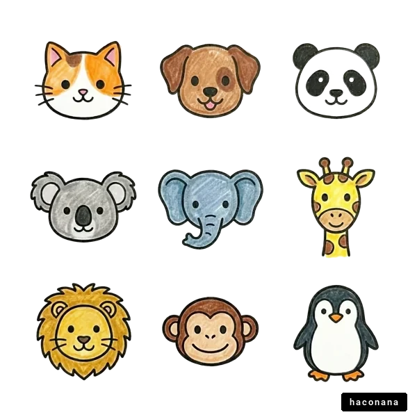 かわいい動物イラスト集