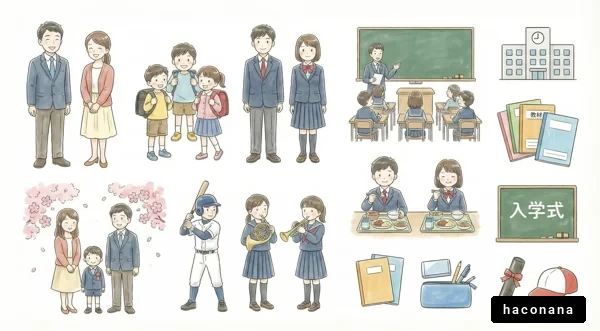 学生生活のイメージイラスト