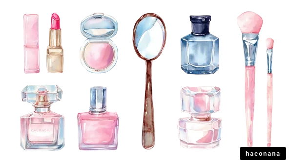 美しい化粧品セット