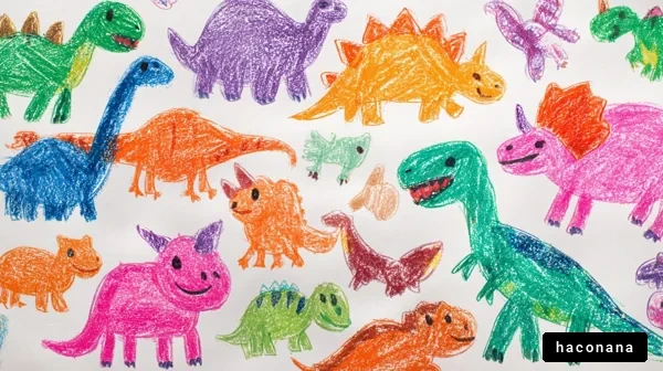 カラフルな恐竜のイラスト カラフルな恐竜のイラスト