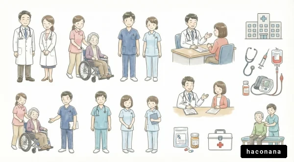 医療現場のイラスト集