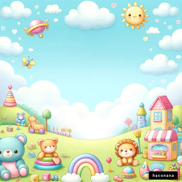かわいい子供部屋の風景 かわいい子供部屋の風景