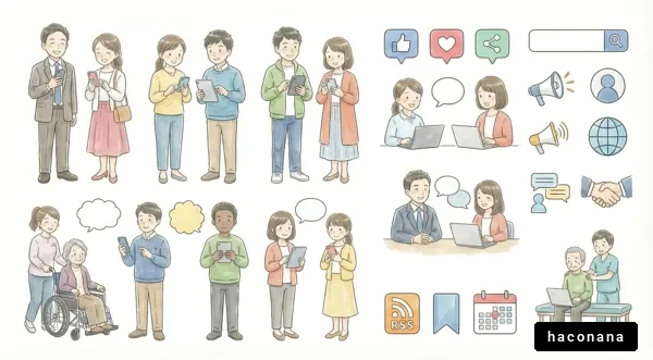 コミュニケーションのイラスト