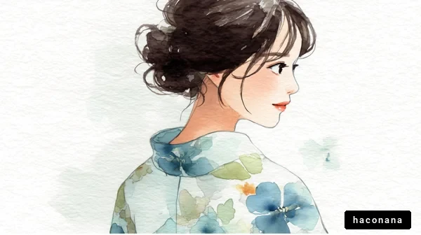 美しい和風の女性イラスト 美しい和風の女性イラスト