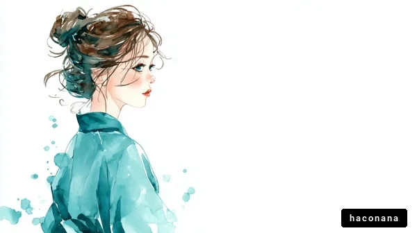 青い服の女性 青い服の女性