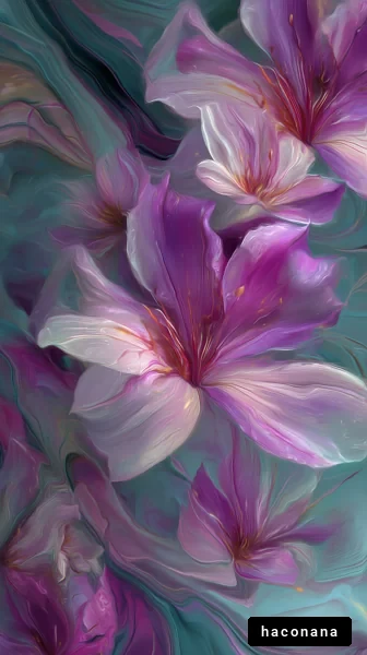 色鮮やかな花のアート 色鮮やかな花のアート