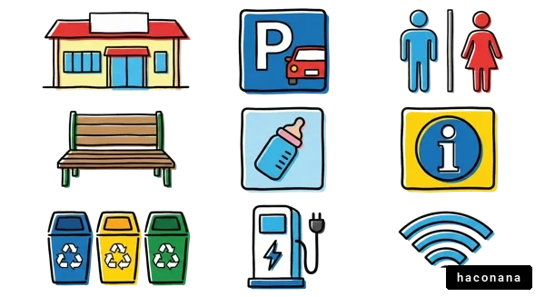 公共施設のアイコン集